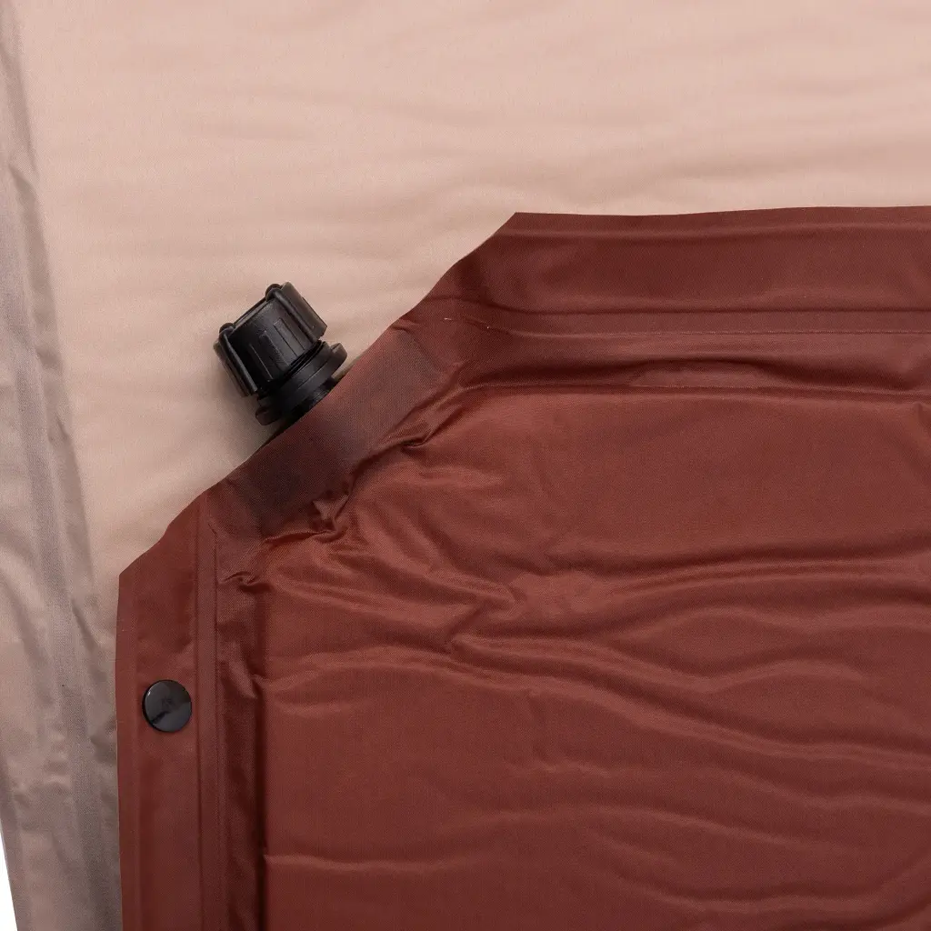 Надувной матрас автоматический 190х65х3 см с подушкой, бежевый LUGI LU-026 - фото 6