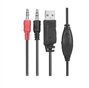 Навушники X'trike ігрові дротові стерео з мікрофоном ME HP-311 3,5 мм/USB - фото 3