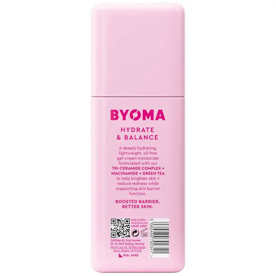 Крем-гель Byoma Moisturising Gel Cream Hydrate & Balance увлажняющий 50 мл - фото 2
