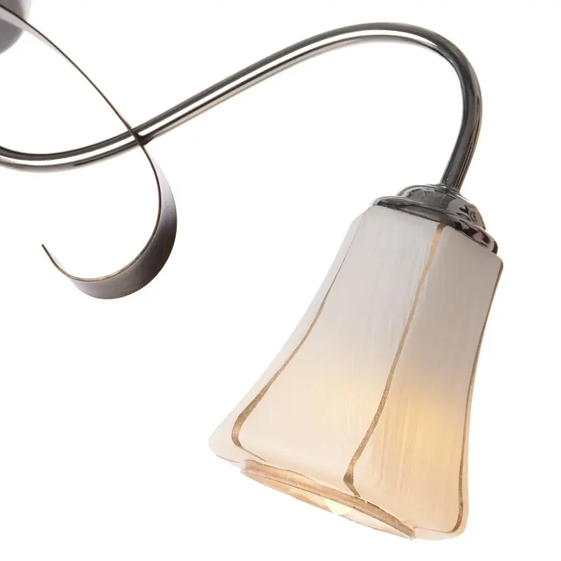 Люстра потолочная Brille для кухни E14 40W CH (LK-275C/3) - фото 2