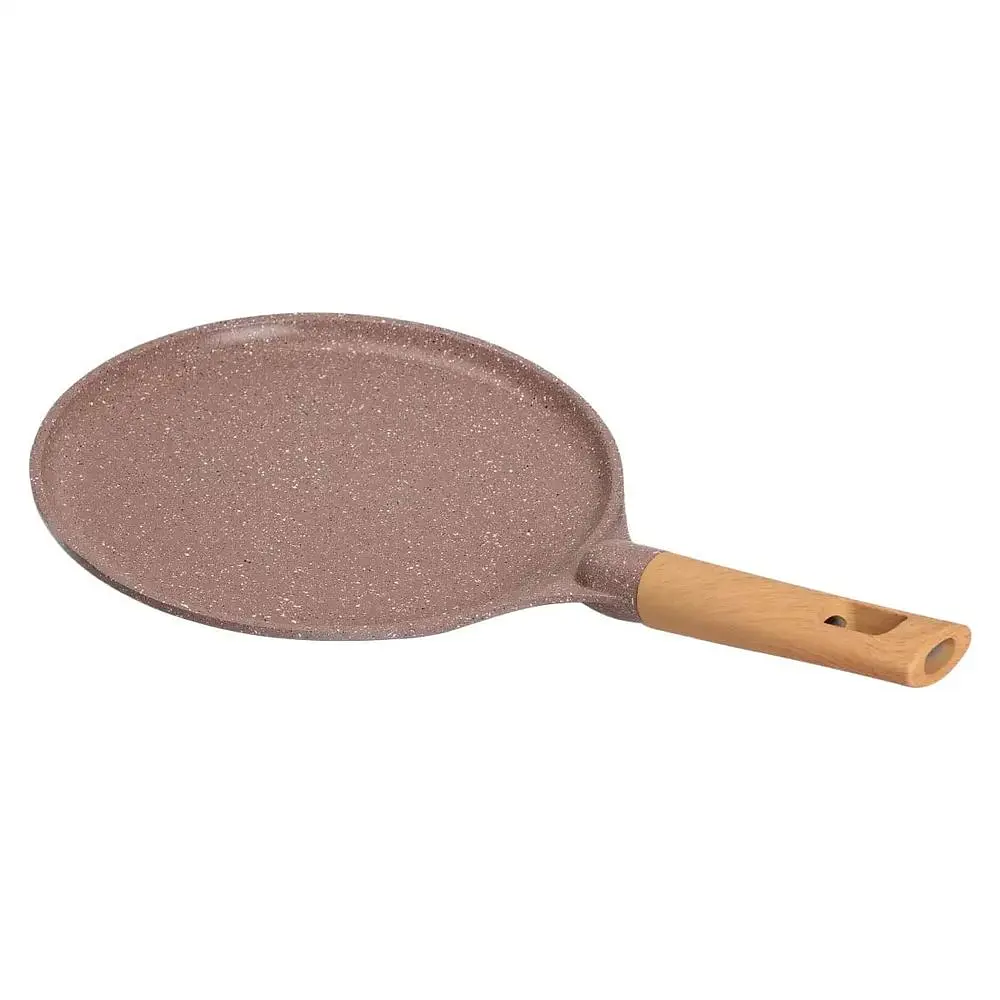 Сковорода для млинців MGC з мармуровим антипригарним покриттям 24 см, кавовий MGC HP-4-428CO - фото 2