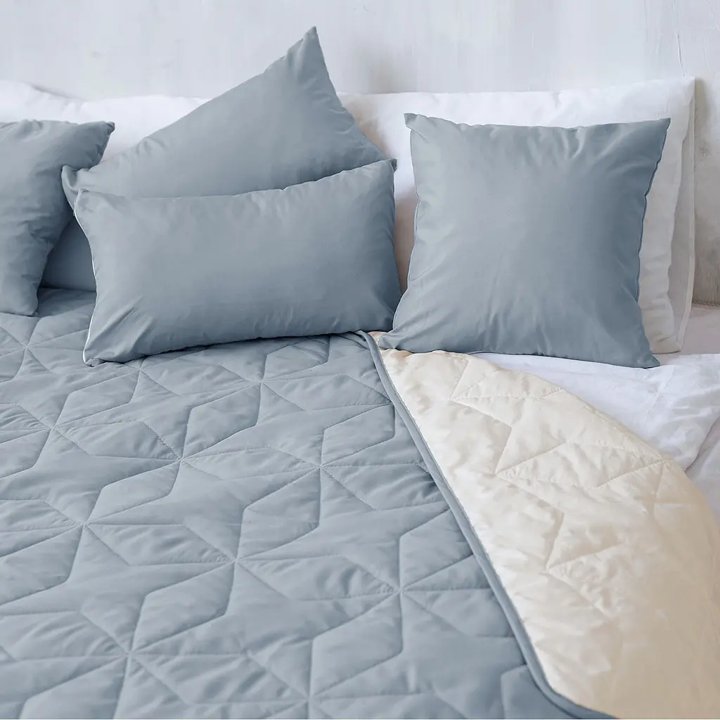 Декоративне покривало  Sonex Borneo 220х240 см сіре з бежевим(SO102401) - фото 3