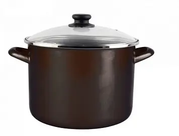 Каструля висока Vitrinor Black 20см з кришкою 4,5л