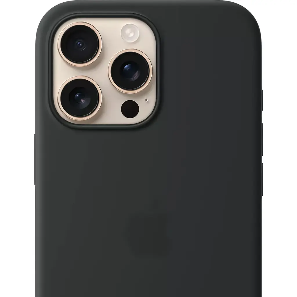 Чохол Silicone Case для Apple iPhone 16 Pro Max Black AA [114901] - фото 3