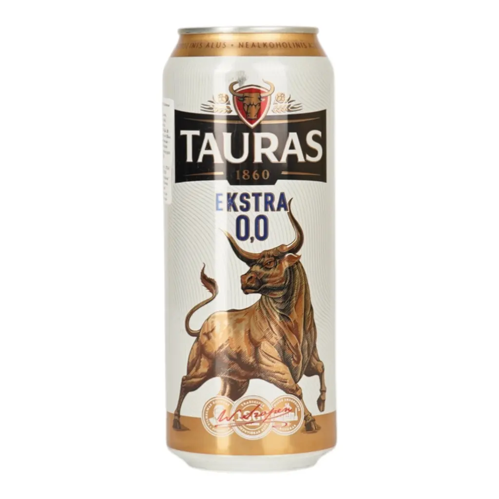 Пиво Tauras Extra світле фільтроване 0% 0.5 л - фото 3