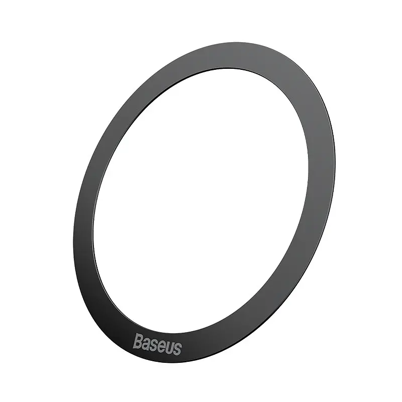 Пластина для магнітного тримача Baseus Halo Series Magnetic Metal Ring（2pcs/pack）Чорний - фото 3