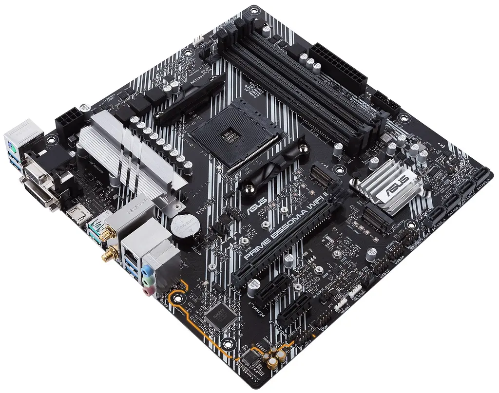Материнская плата PRIME B550M-A WIFI II sAM4 B550 4xDDR4 M.2 HDMI DP D-Sub Wi-Fi BT mATX Asus teh0018948 - фото 5