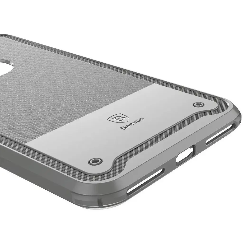 Чехол-накладка Baseus Shield Case iPhone 7 Plus Grey - фото 4