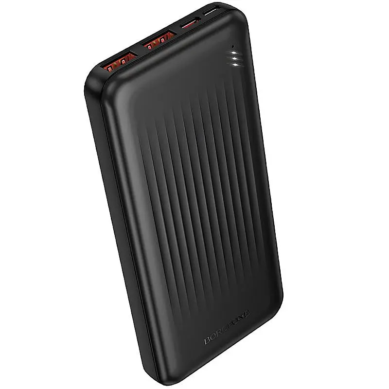 Портативне ЗП Power Bank BJ80 Clever 22.5W+PD20W 10000 mAh Black Borofone teh0029427 - фото 2