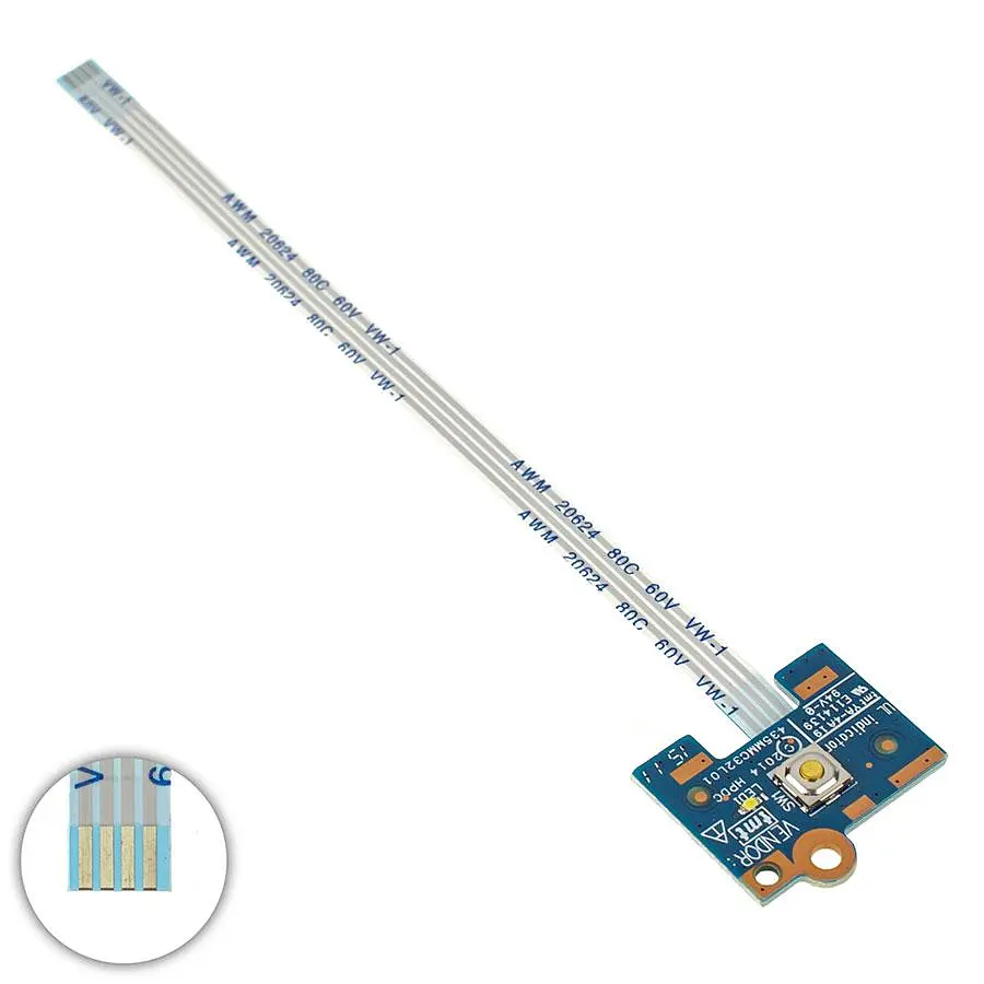 Плата з кнопкою включення для ноутбуку HP (440 G2 450 455 470 G2) (LS-B181P)