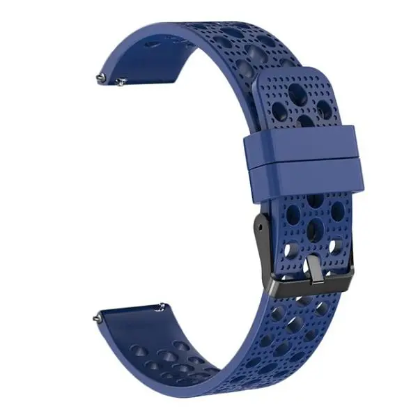 Браслет double для Amazfit GTSGTS 2eGTS 2GTS 2 miniGTS 3GTS 4GTS 4 mini - синійширина кріплення 20ммсиліконWatchbands (W39-1WB96614330) - фото 2