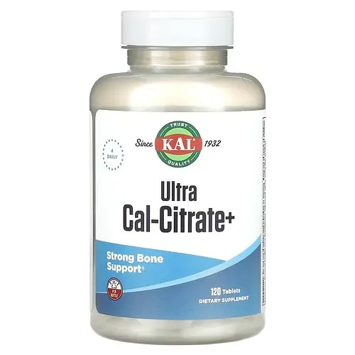 Кальций Ultra Cal-Citrate+ 120 Tablets KAL vit0005799