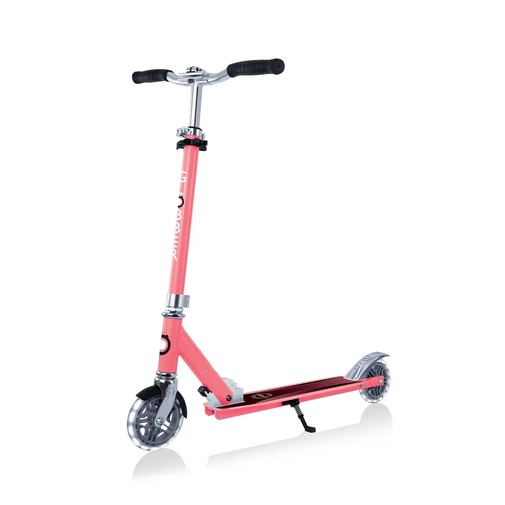 Самокат Globber Flow element lights, колеса з підсвічуванням, рожевий (721-177) - фото 4