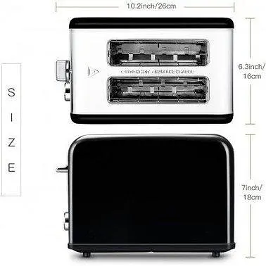 Тостер Silver Crest STS 920 A1 black - фото 3