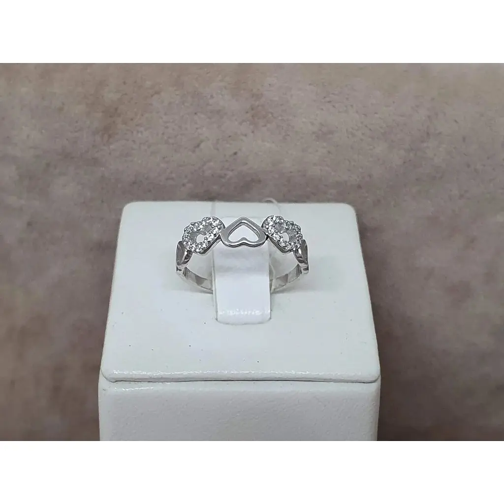 Срібне кільце Qvaliz з фіанітами. 901-01017 16 - фото 4