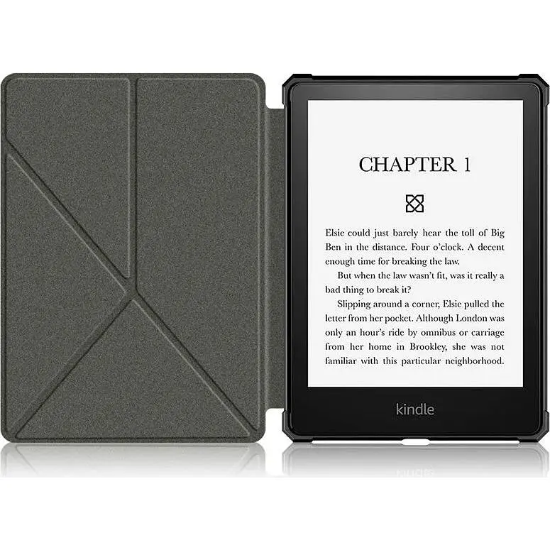 Чехол-книжка BeCover Ultra Slim Origami для Amazon Kindle Paperwhite 11th Gen 2021 Gray (707221) [100916] - фото 2