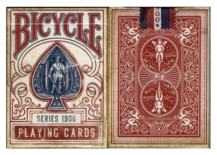 Карты игральные United States Playing Card Company Ellusionist Vintage 1900 (red) (54822) - фото 2