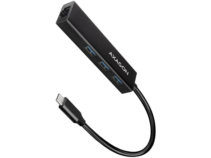 Мультипортовий адаптер AXAGON SuperSpeed Black (HMC-GL3A)