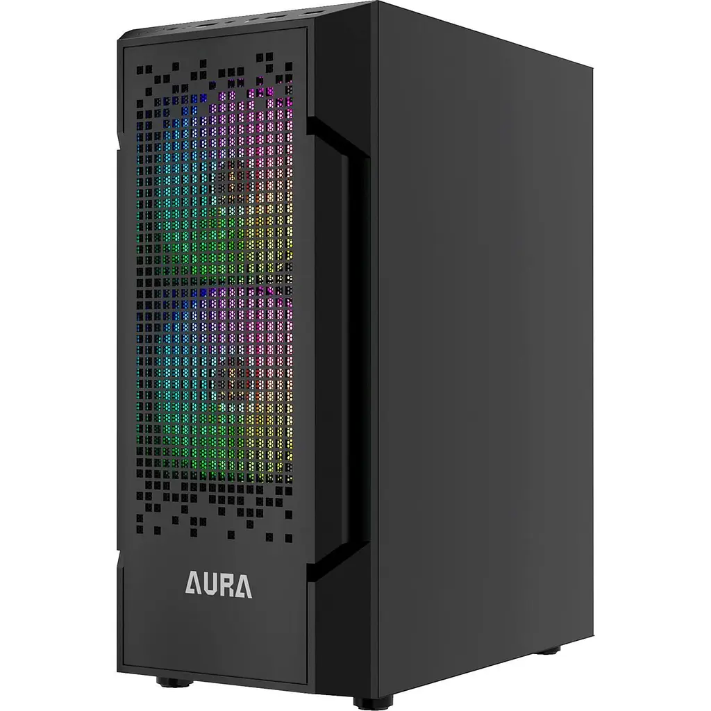 Корпус GAMDIAS AURA GC7 ARGB Tempered Glass без БП Black (4711514500677) - фото 6