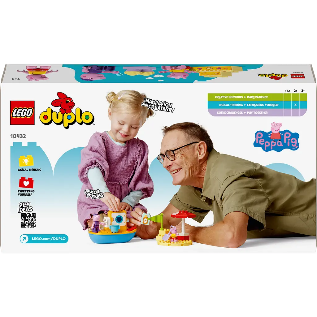 Конструктор LEGO DUPLO Морская прогулка Пеппы на лодке 23 детали (10432) - фото 13