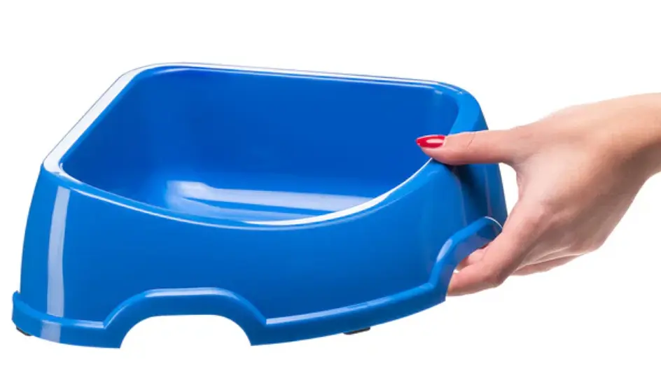 Миска для собак та котів Ferplast Party 20 кутова пластикова синя 24x21x7 см 500 мл 71120099 - фото 4