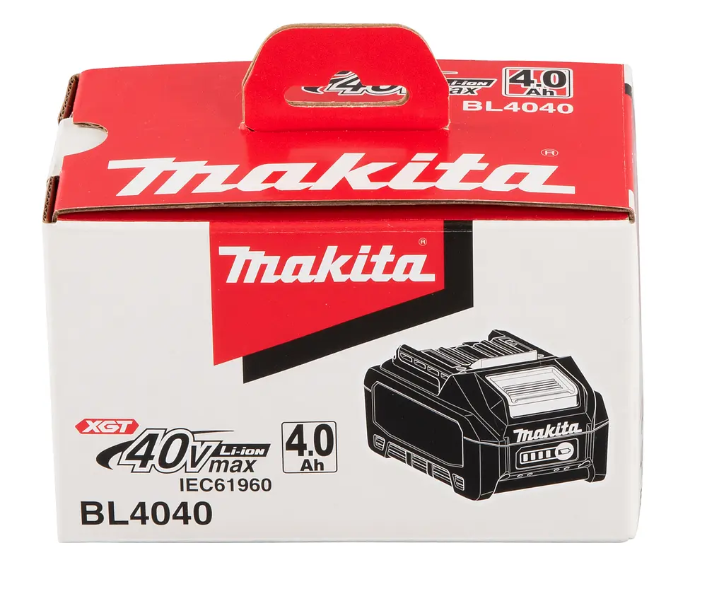 Акумулятор для продукції Makita XGT BL4040 (40 В, 4 А·год, 191B26-6) - фото 5
