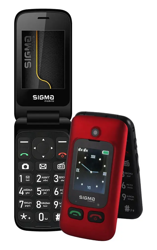 Мобільний телефон Sigma Comfort 50 Shell Duo Type-C Red-Black UA UCRF - фото 3