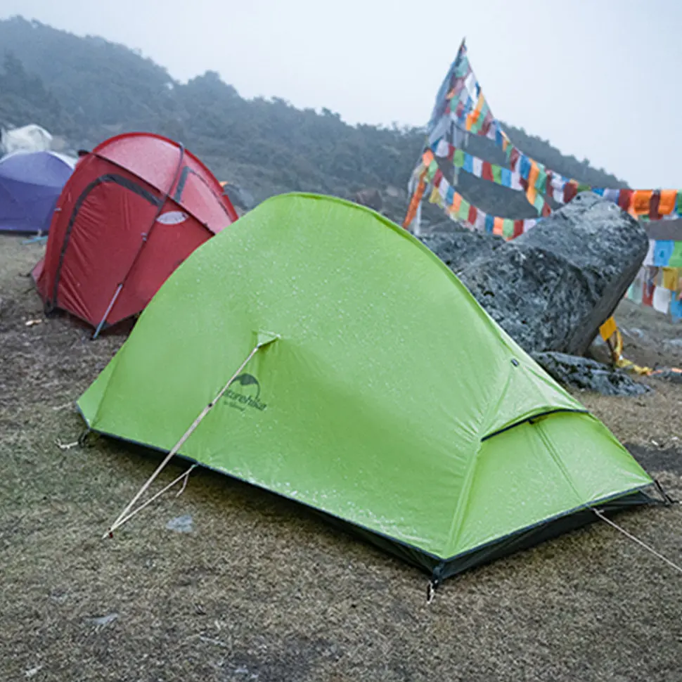 Намет двомісний Naturehike Cloud Up Base 2 CNK2450WS032, зелений - фото 6