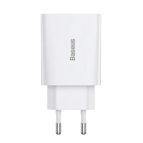 Сетевое зарядное устройство для Baseus Speed Mini Quick Charger 1C 20W EU белый CCFS-SN02 - фото 6