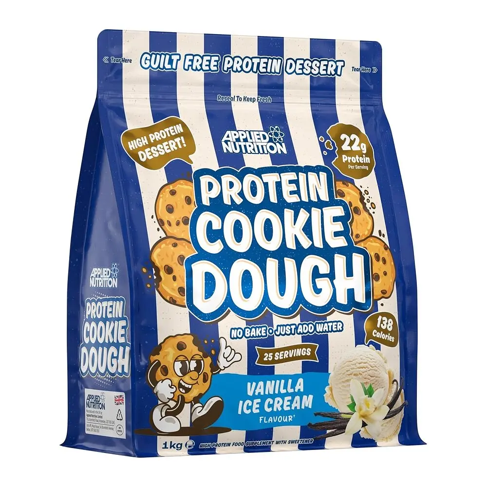 Білкове тісто Protein Cookie Dough, 1 кг - Ванільне морозиво Applied Nutrition vit0004409 - фото 2