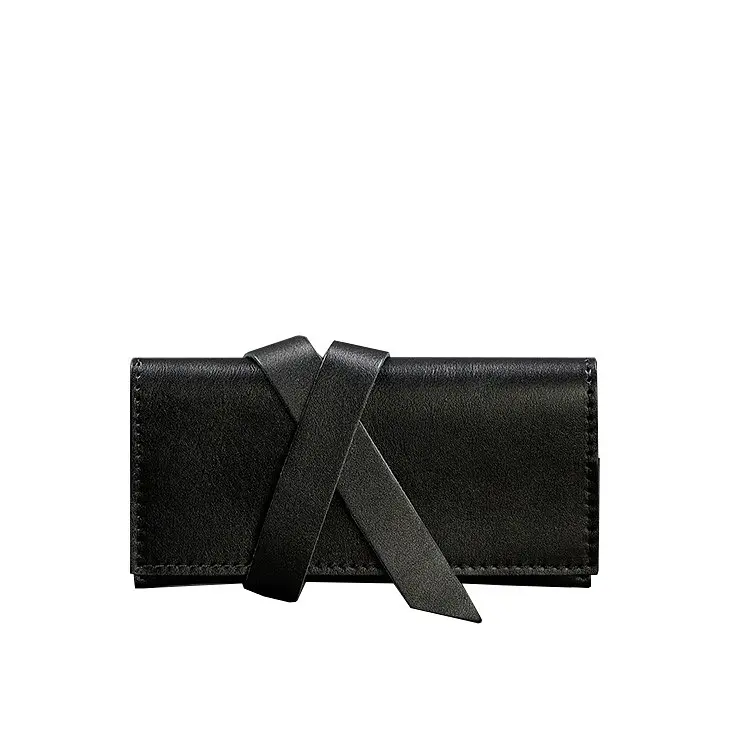 Шкіряний кисет для тютюну 1.0 чорний Краст - фото 7