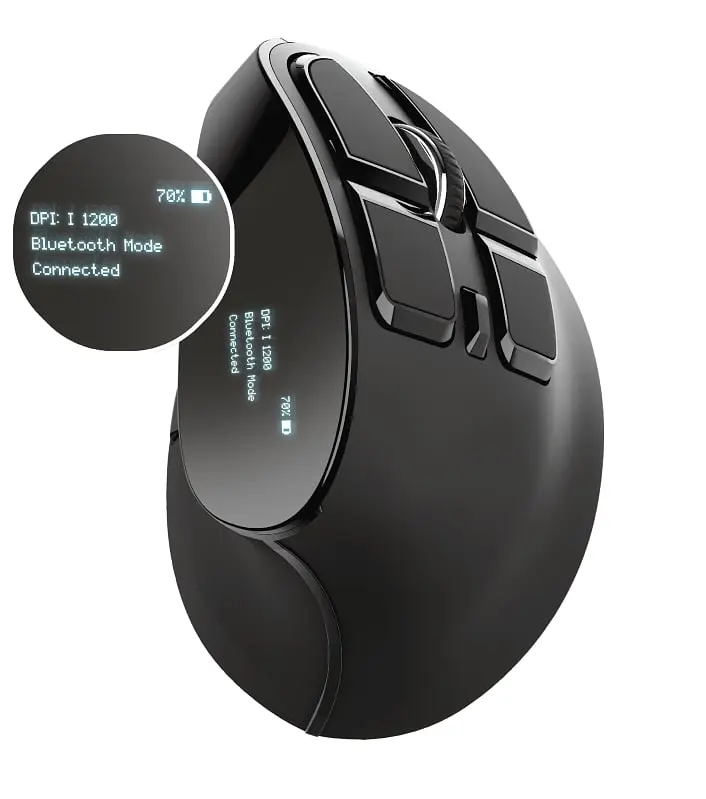 Комп'ютерна миша Trust Voxx Rechargeable Ergonomic WL чорний teh0014039 - фото 4