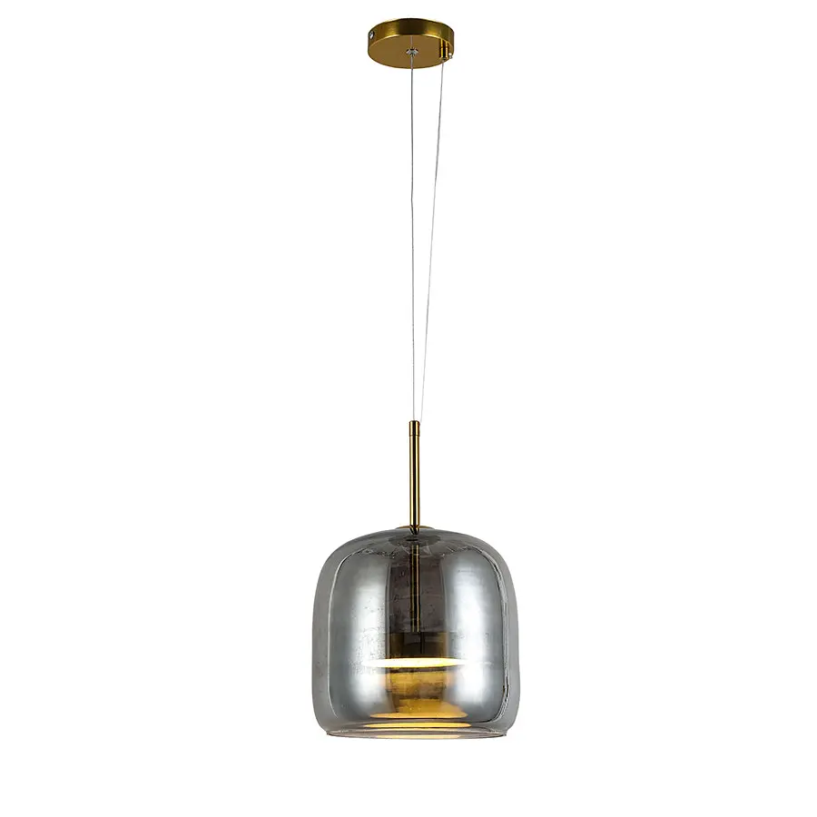 Подвесной светильник LED Levistella 909XL157-1 led (220) AB+GY, 9W, бронзовый + Черный, 1400мм, три режима, для гостиной - фото 2
