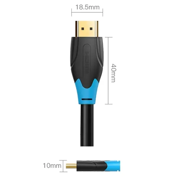 Кабель HDMI M - M, 20.0 м, V2.0, 4K 30Гц, PVC Vention - фото 3