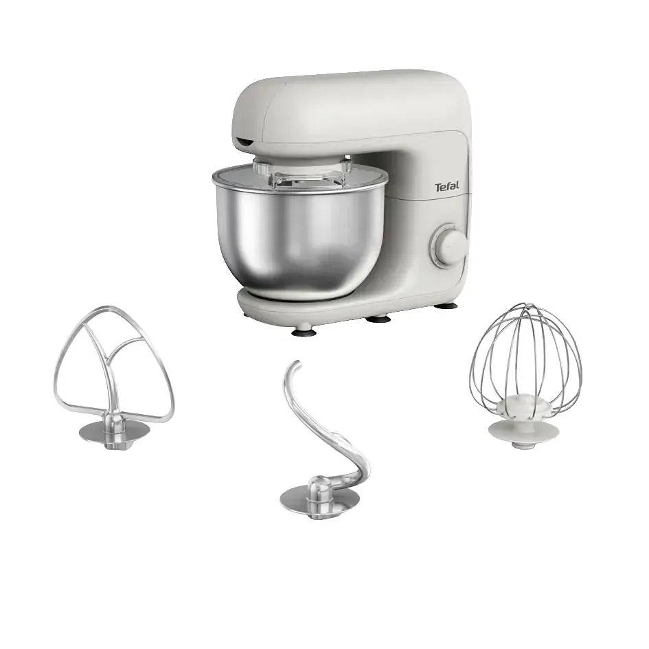 Миксер планетарный Tefal Bake Essential белый 800 Вт (QB160138) - фото 15