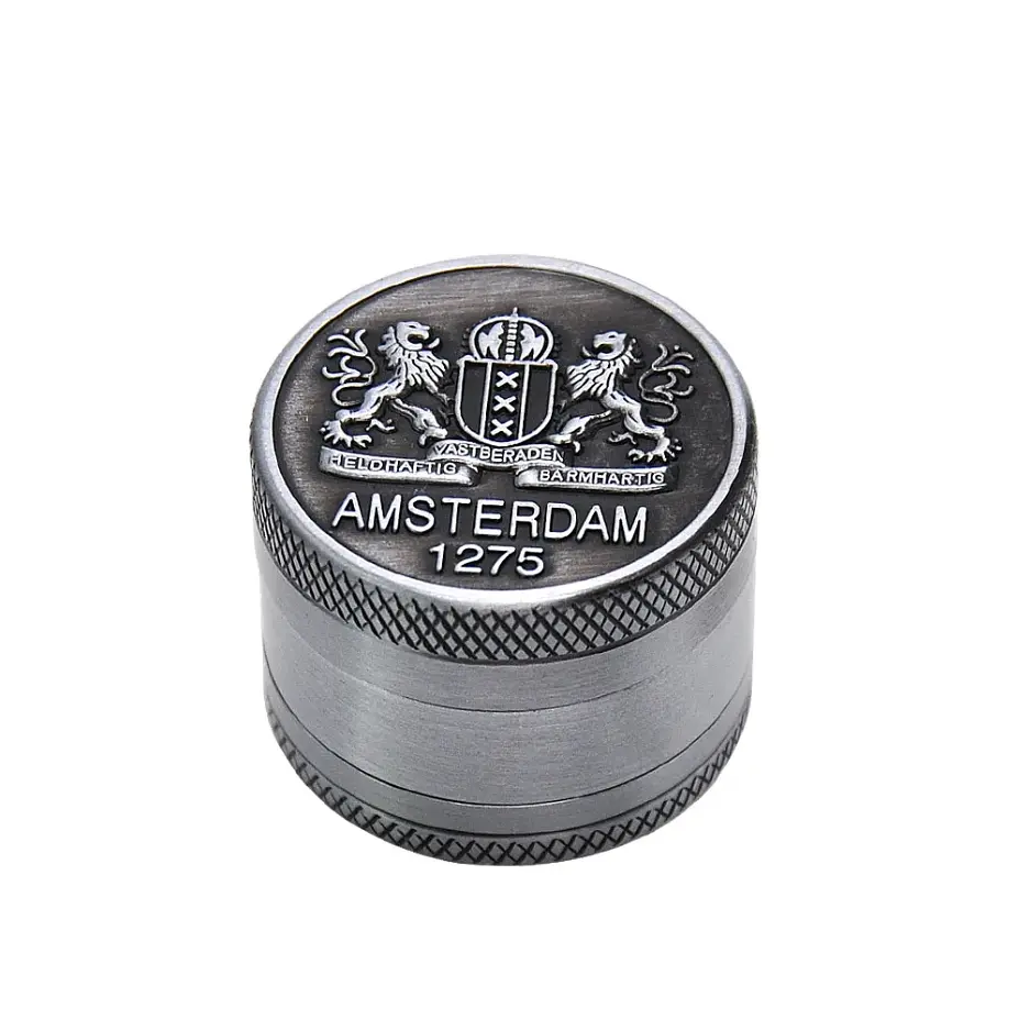 Гриндер для измельчения табака Амстердам HL-243 Amsterdam 1275, Silver (14963) - фото 2