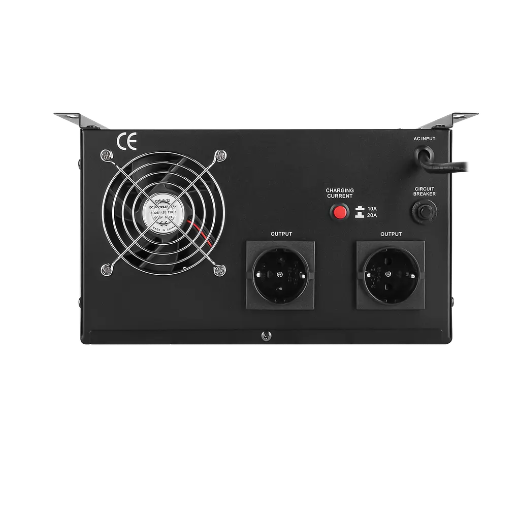 ДБЖ з правильною синусоїдою 24V LPY-W-PSW-2500VA+(1800Вт)17A/31A для LiFePO4 - фото 4
