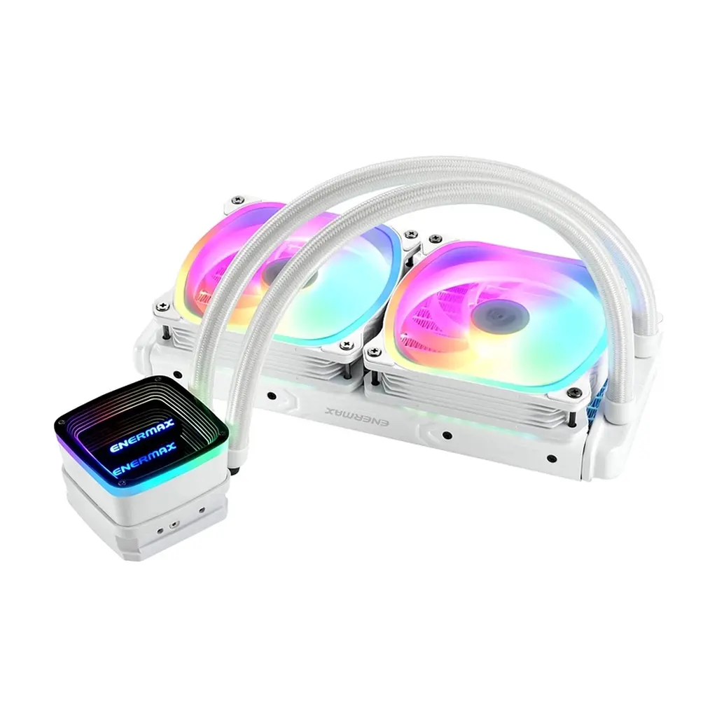 Система рідинного охолодження Enermax Aquafusion ADV 240 White ARGB (ELC-AQFA240-SQA-W) - фото 5