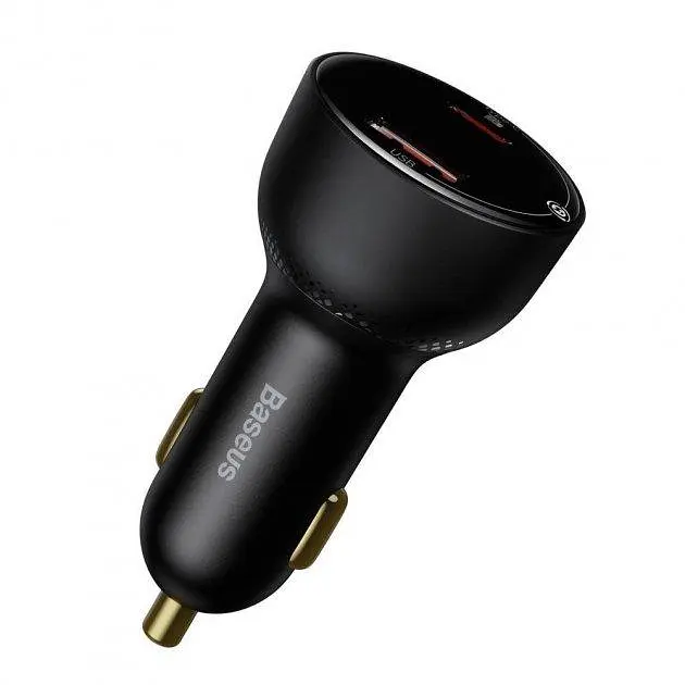 Автомобильное зарядное устройство Baseus 100 W Superme Digital PPS DUAL 1U+1C + cable 100 W USB Type C TZCCZX-01 - фото 6