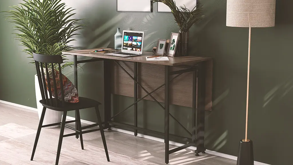 Стіл-книга трансформер Оріон 3 Ferrum-decor 750x1150x880 Чорний метал ДСП Дуб Сонома Трюфель 16 мм (FRD-105085) - фото 6