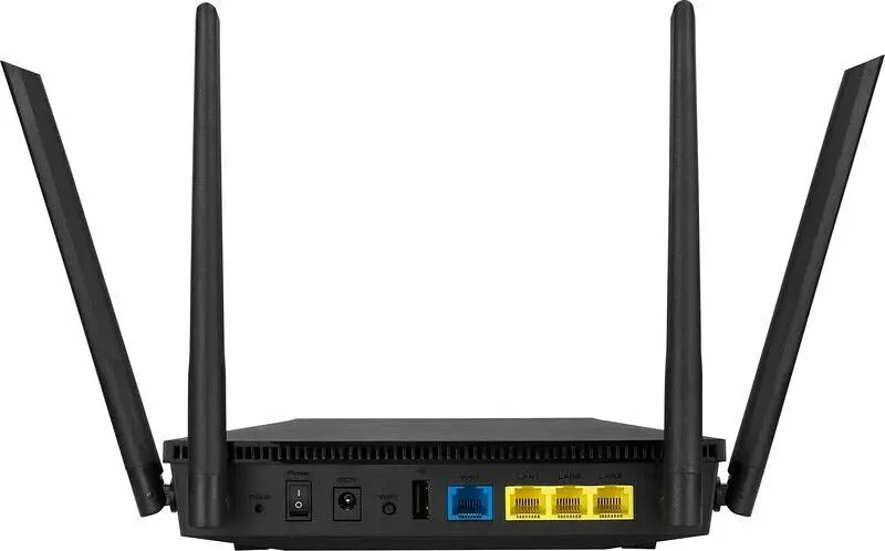 Wi-Fi маршрутизатор Asus RT-AX1800U Black - фото 4