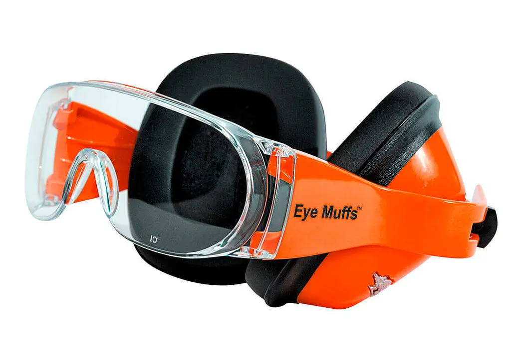 Протишумні навушники з окулярами Eye Muffs Orange (990-02)