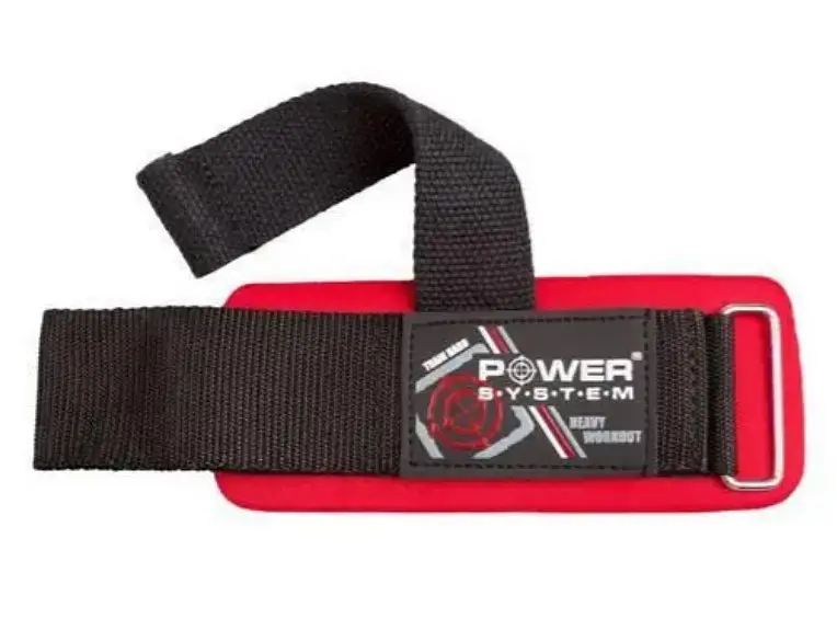 Лямки для тяги с валиком Power System PS-3350 Power Pin Black/Red (PS-3350_Black_Red) - фото 3