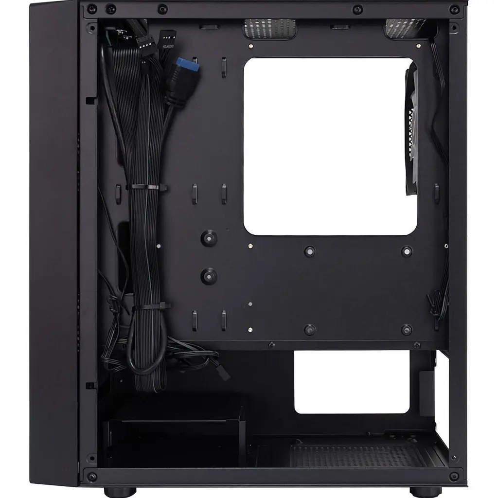 Корпус 1stPlayer BS-2-BK-3F1 Black [134425] - фото 6