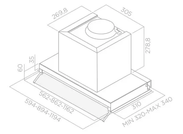 Витяжка Elica BOX IN IX/A/60 - фото 11