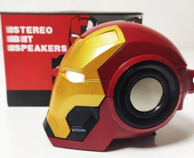 Портативная Bluetooth колонка Iron Man MK-46 Красный - фото 2
