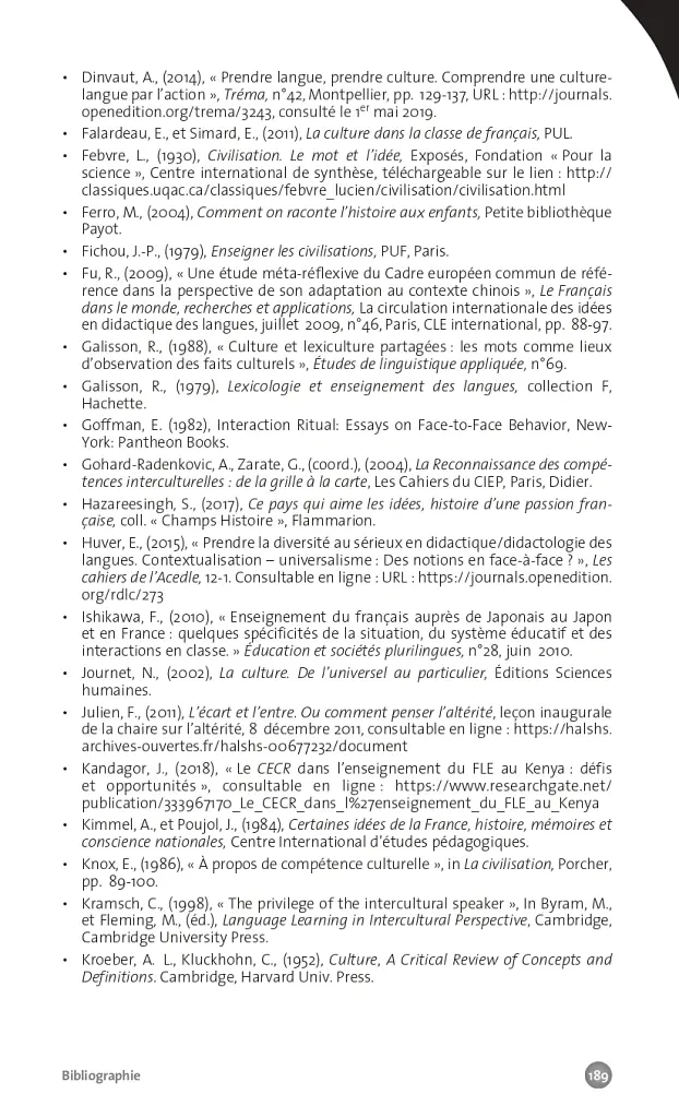 Collection F. Le fait culturel en classe de FLE - Евелін Арго - фото 34