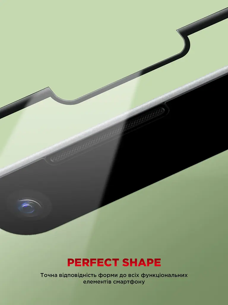 Захисне скло для Apple iPhone 13/13 Pro/14/16e, Corning Black Icon, преміум якість, протиударне, загартоване, 2.5D скло, глянцеве, 9H, ультратонке, з олеофобним покриттям, з антистатичним шаром, сумісність з чохлами, ArmorStandart (ARM79553) - фото 3