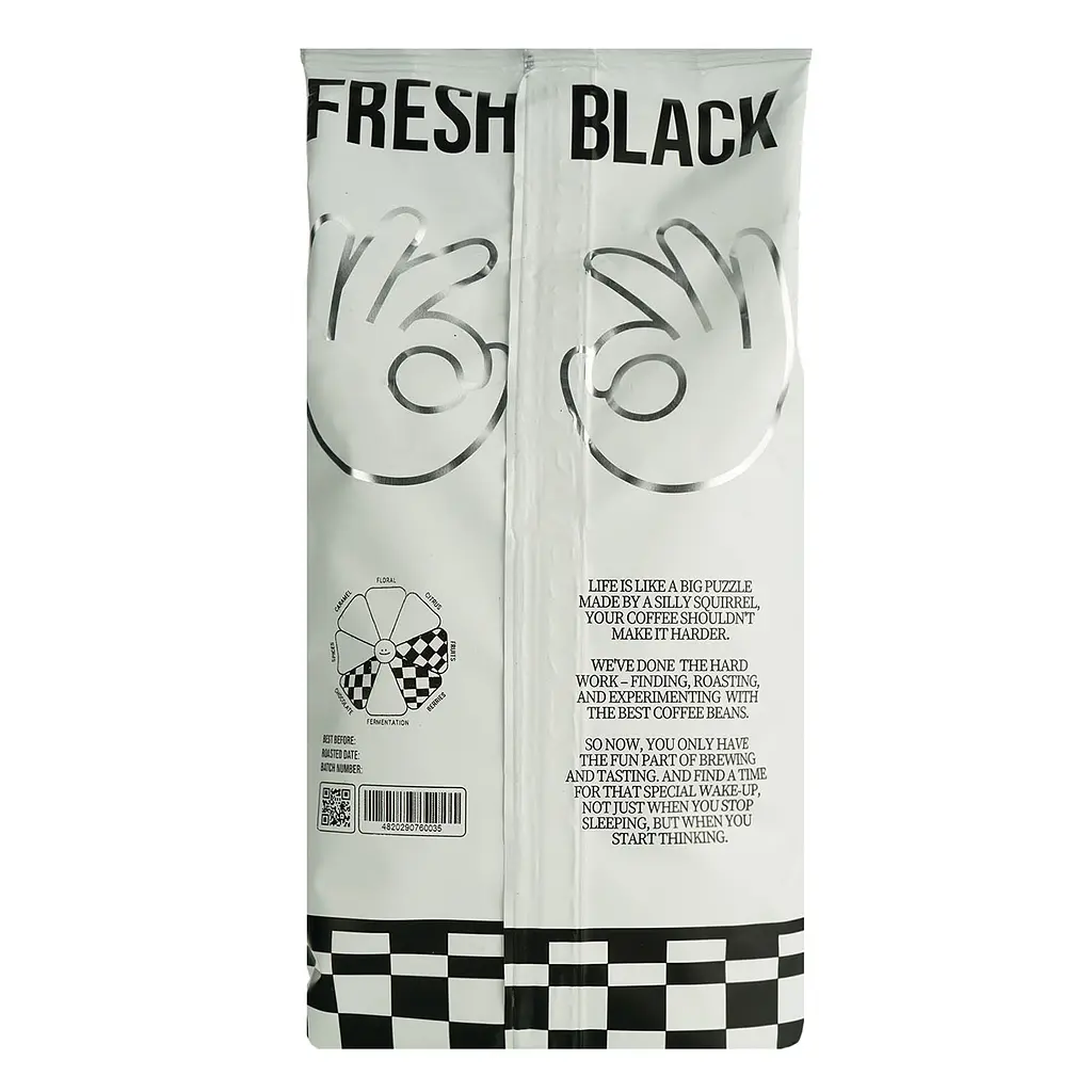 Кава в зернах Fresh Black Blend Kyiv Sling new 1 кг - фото 5