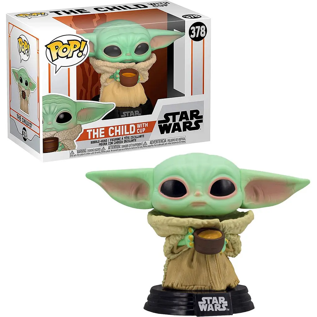 Игровая фигурка Funko Pop Мандалорец Малыш с чашкой (49933) - фото 5
